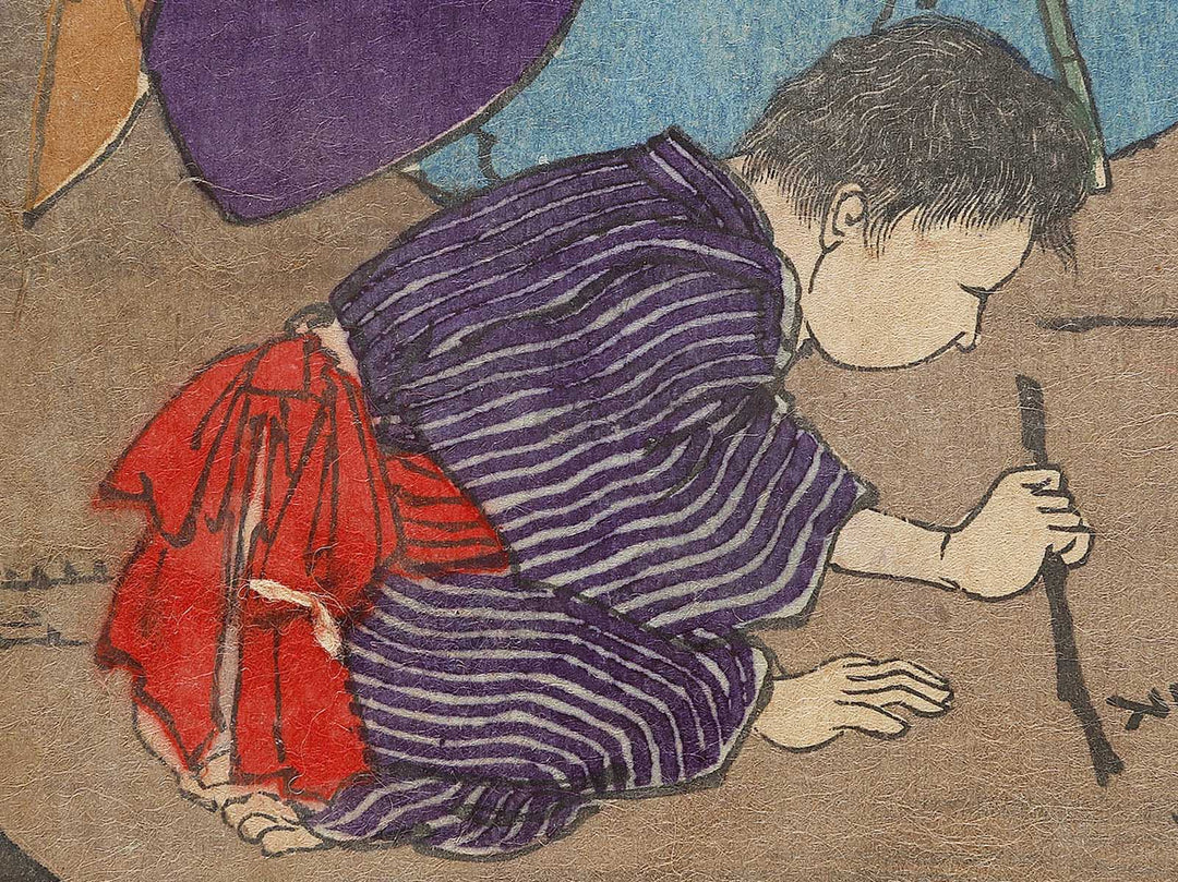Sugawara Michizane kyo from the series Azumanishiki chuya kurabe by Yoshu Chikanobu / BJ329-406
