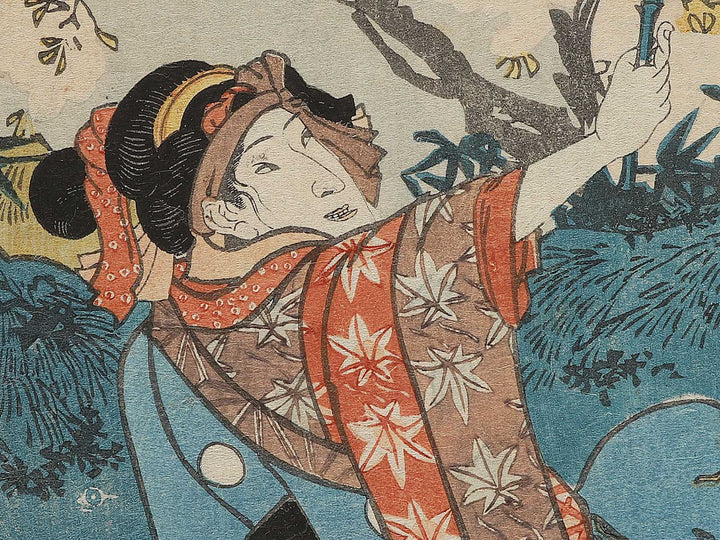 Osome hisamatsu ukina no yomiuri by Utagawa Kunisada (Toyokuni III) / BJ301-343