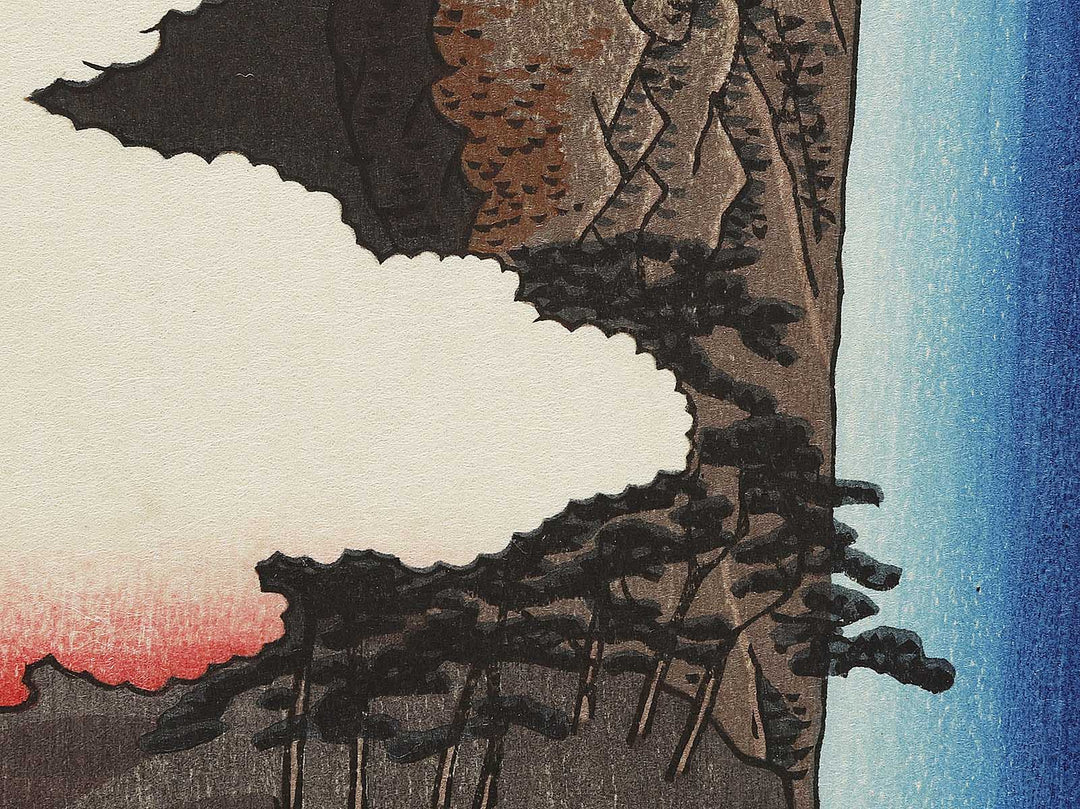 Yoro Waterfall  from the series Famous Views of the Sixty-odd Provinces by Utagawa Hiroshige, (Large print size) / BJ334-019