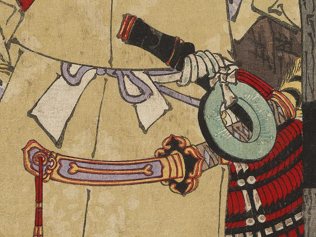 Minamoto no Yorimitsu Sakata no Kintoki from the series Yoshitoshi musya burui by Tsukioka Yoshitoshi / BJ337-771