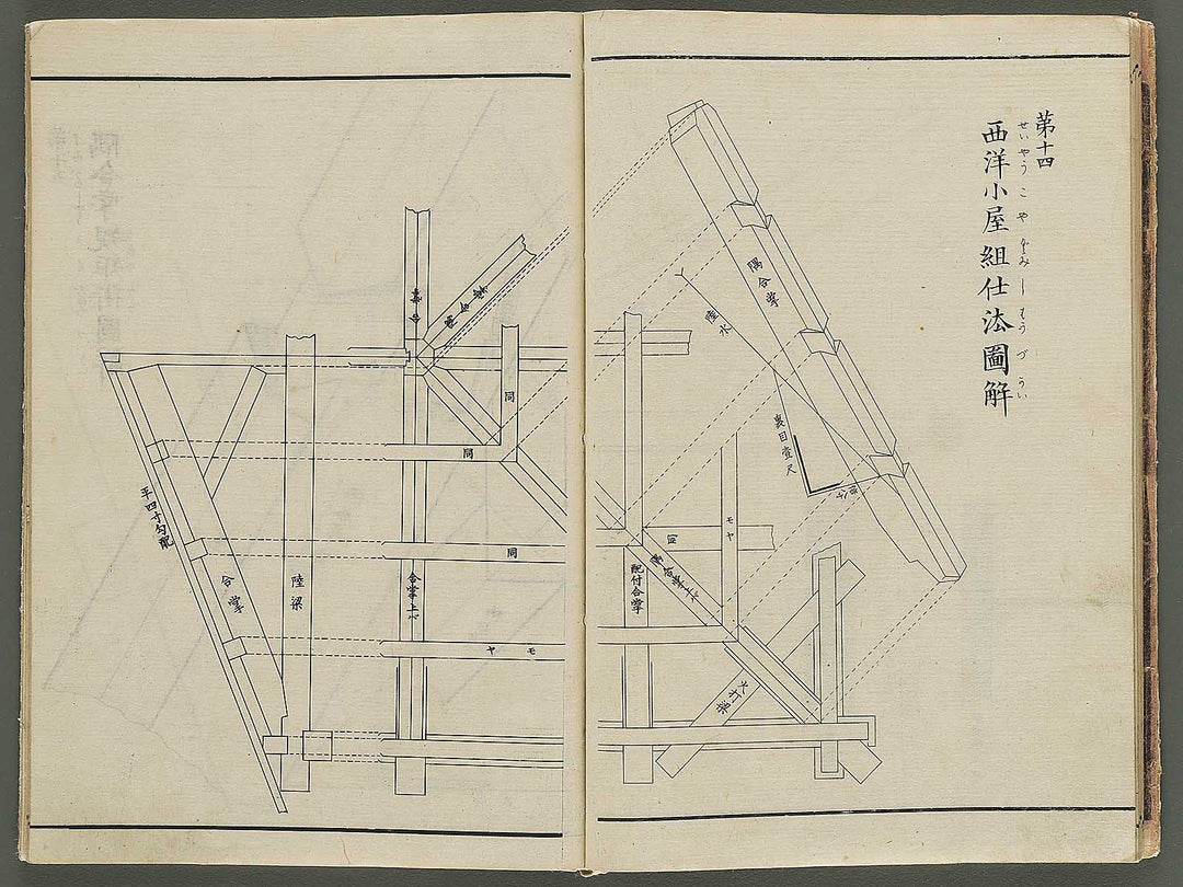 Seiyo gijyutsu shinsen daiku hinagata / BJ345-856