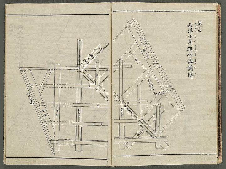 Seiyo gijyutsu shinsen daiku hinagata / BJ345-856
