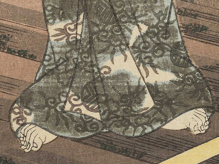 yon Yugao from the series Murasaki shikibu genji karuta by Utagawa Kunisada II (Kochoro Kunisada) / BJ345-401