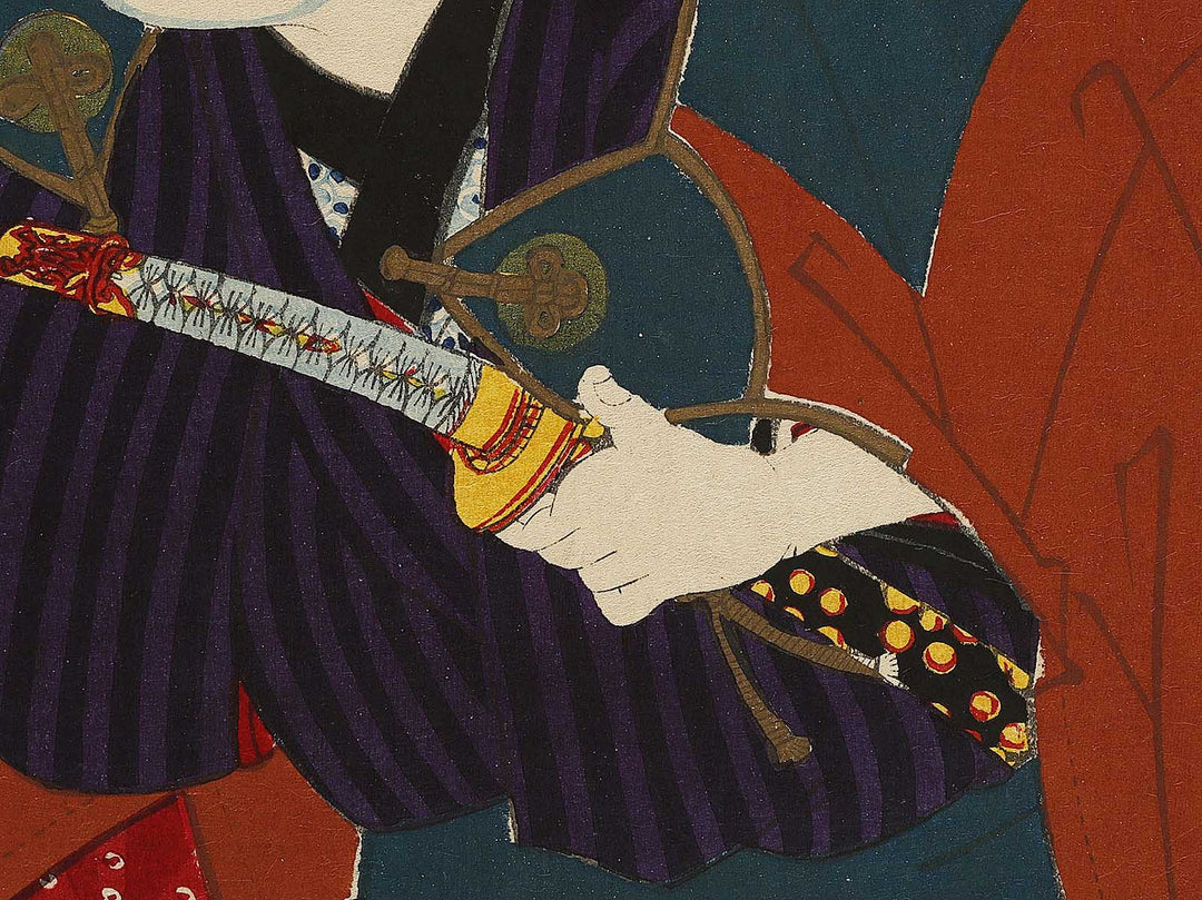 Torii Matasuke from the series Haiyu rakugo atari kurabe by Toyohara Kunichika / BJ339-892