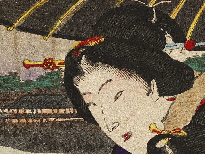 Onakatomi no Yorimoto from the series Jyunshoku sanjurokka sen by Toyohara Kunichika / BJ333-410