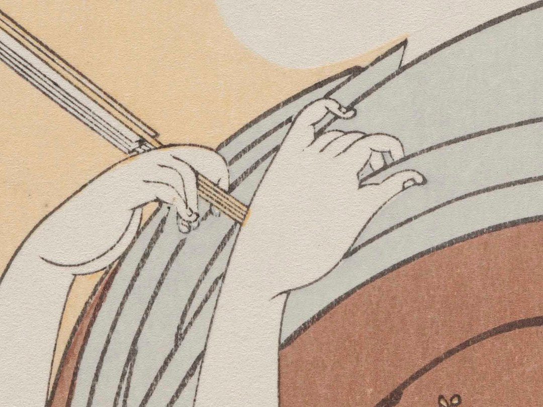 Hour of the Monkey (around 4pm) from the series Daughter Sundial by Kitagawa Utamaro, (Medium print size) / BJ226-688