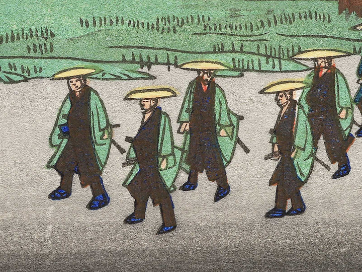 Kano from the series The Sixty-nine Stations of the Kiso Kaido by Utagawa Hiroshige, (Small print size) / BJ340-473