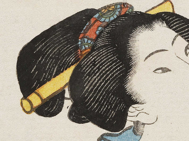 Hyakuban Jintokuin from the series Hyakunin isshu esho by Utagawa Kunisada(Toyokuni III) / BJ314-692