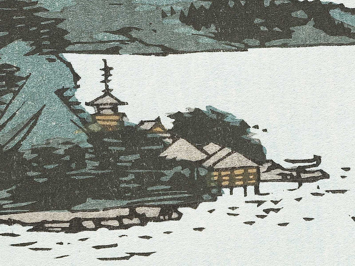 Waka no ura from the series Famous Views of the Sixty-odd Provinces by Utagawa Hiroshige, (Large print size) / BJ334-082