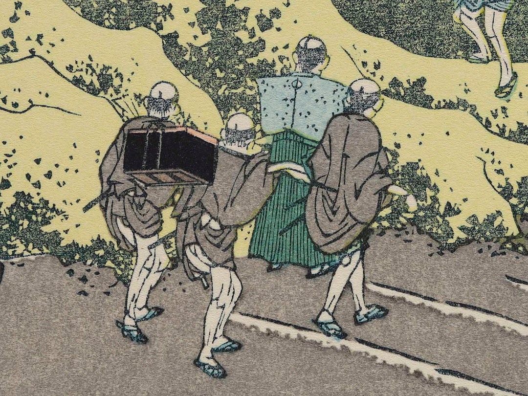 Surugadai in Edo from the series Thirty-six Views of Mount Fuji by Katsushika Hokusai, (Medium print size) / BJ283-535