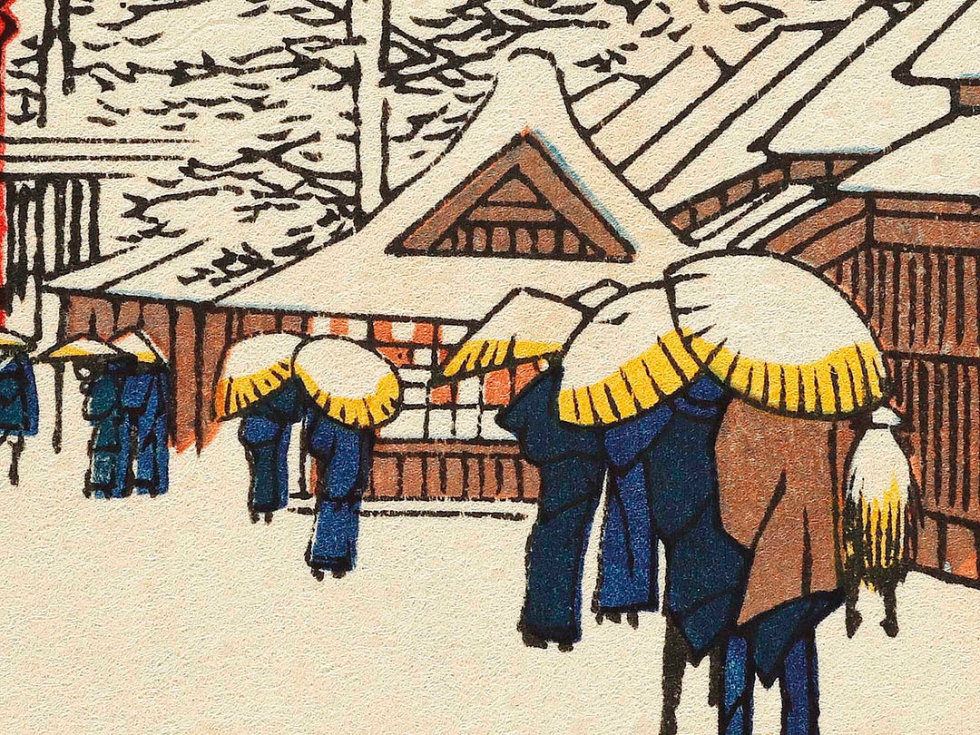 Kinryuzan Temple, Asakusa from the series One Hundred Famous Views of Edo by Utagawa Hiroshige, (Large print size) / BJ328-286