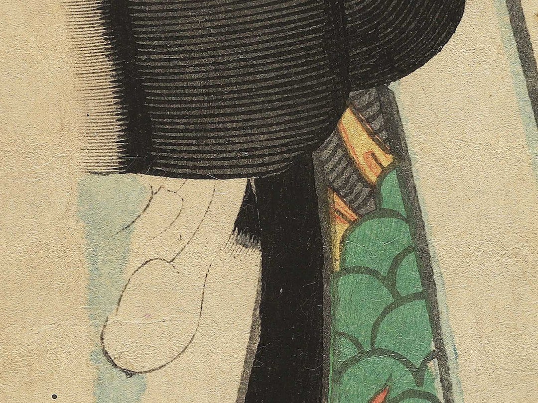 Choshi no Gorozo Kataoka Nizaemon from the series Kinsei suikoden by Utagawa Kunisada(Toyokuni III) / BJ349-055