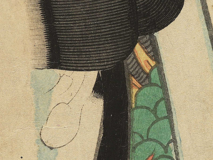 Choshi no Gorozo Kataoka Nizaemon from the series Kinsei suikoden by Utagawa Kunisada(Toyokuni III) / BJ349-055