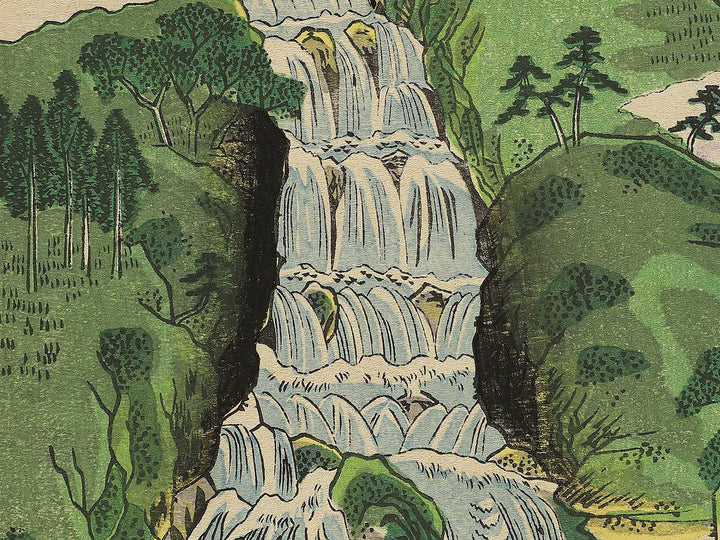 Kirifuri no taki from the series Nikko meisho junikei no uchi by Hasegawa Chikuyo / BJ343-392