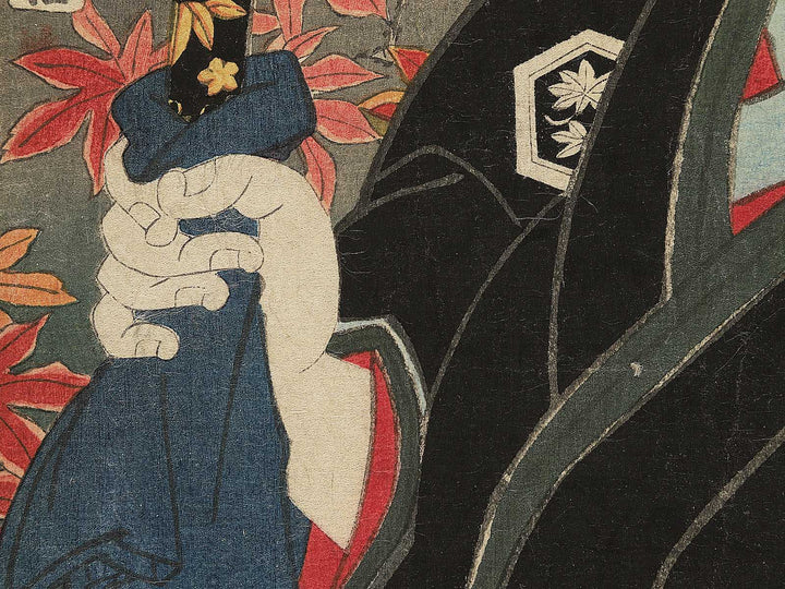 Dai juyon Miotsukushi from the series Edomurasaki gojuyonjo by Utagawa Kunisada(Toyokuni III) / BJ347-270