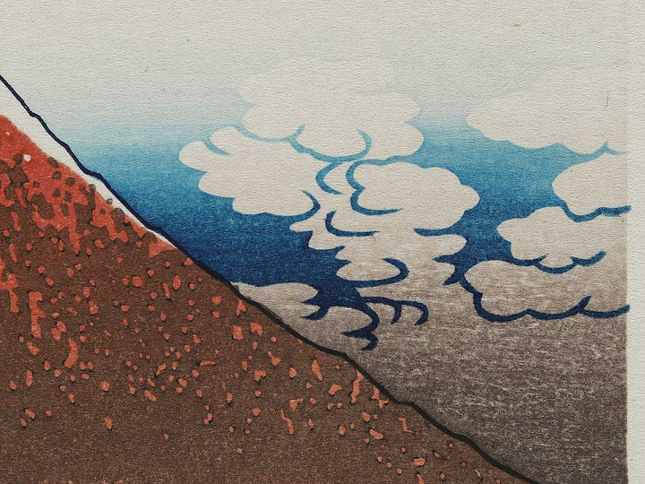 Rainstorm Beneath the Summit from the series Thirty-six Views of Mount Fuji by Katsushika Hokusai, (Medium print size) / BJ301-784