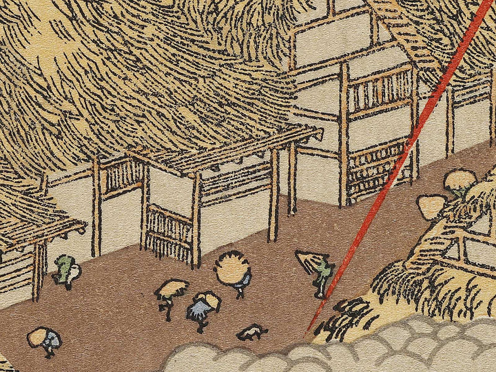 Fuji in a Thunderstorm from the series One Hundred Views of Mount Fuji by Katsushika Hokusai, (Medium print size) / BJ321-762