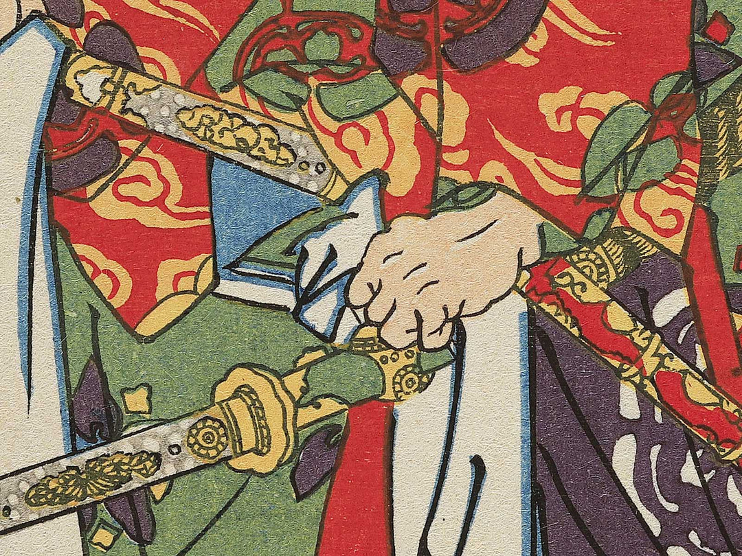 Ota Kazusa no suke Taira no Harunaga (Oda Nobunaga) / BJ343-945