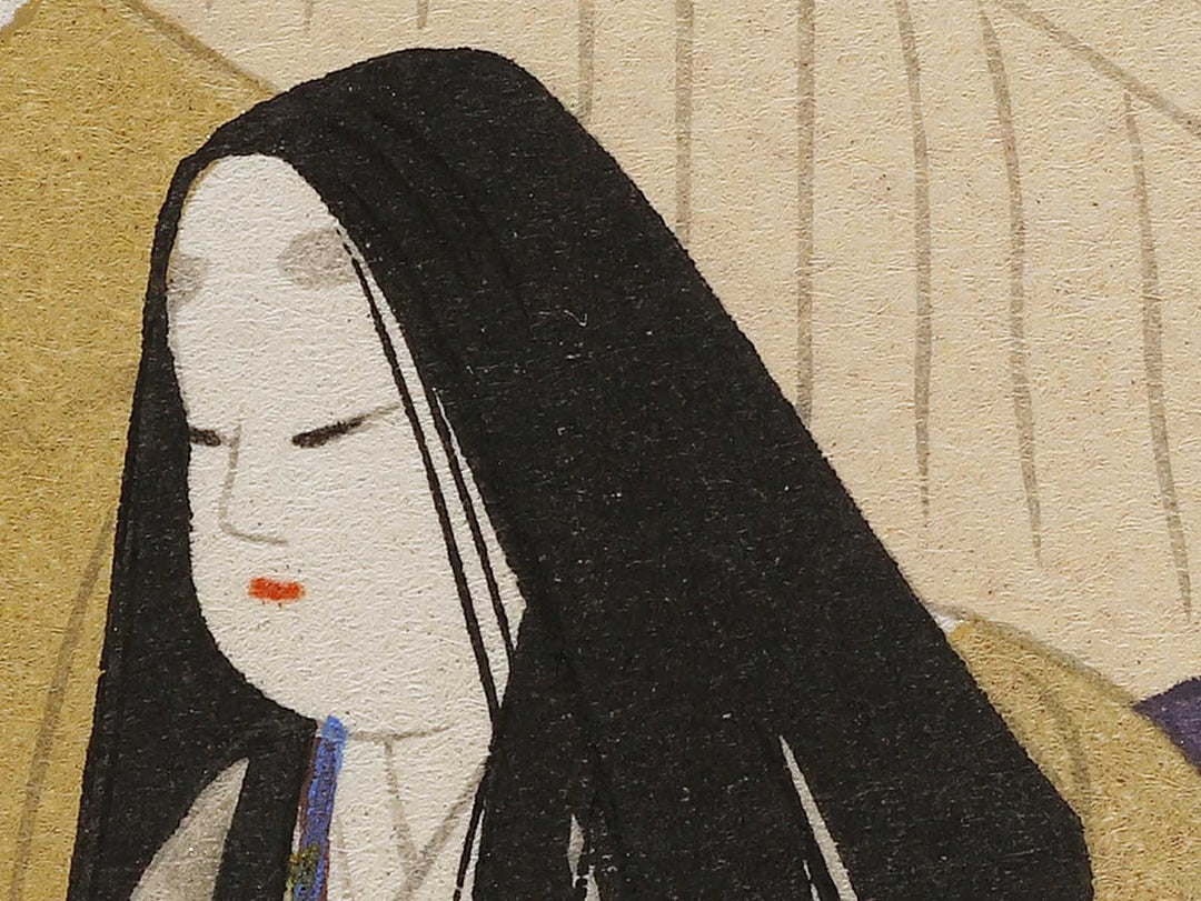 SUZUMUSHI(A Shinging Insect) from the series The Tale of Genji by Ebina Masao, (Medium print size) / BJ329-343