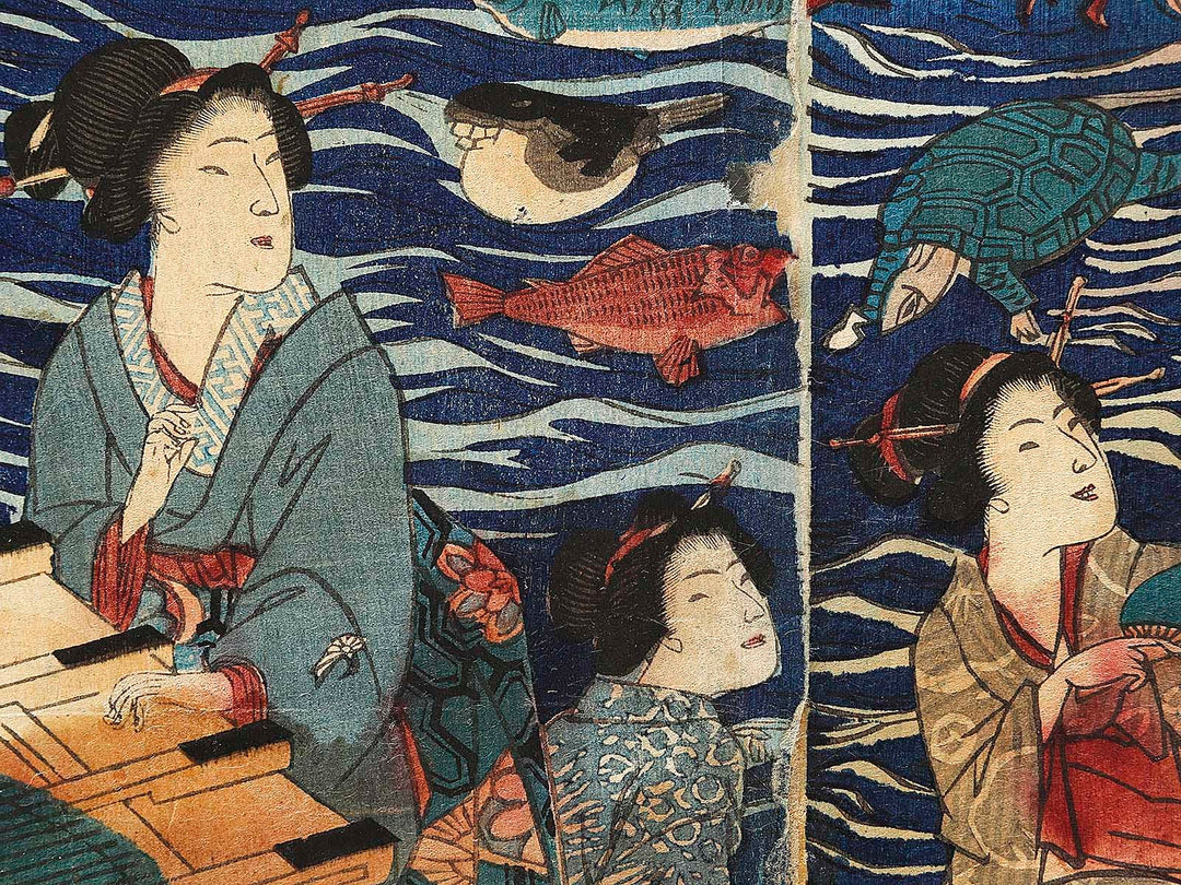 Ryogoku suijinsai yusuzumi no kei by Yoshu Chikanobu / BJ324-135