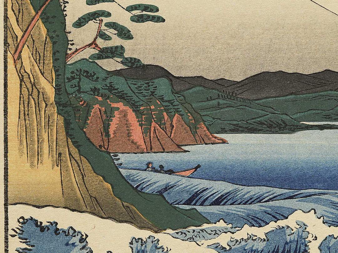 Suruga satta no kaijo from the series Thirty-six Views of Mount Fuji by Utagawa Hiroshige, (Large print size) / BJ343-504