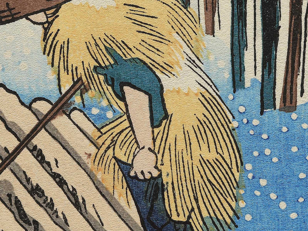 Fuyu sumidagawa no yuki  from the series Shiki edo meisho by Utagawa Hiroshige, (Medium print size) / BJ330-666