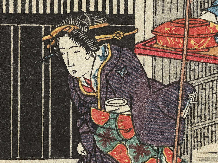 Ryogaku Aoyagi from the series Edo komei kaitei zukushi by Utagawa Hiroshige, (Medium print size) / BJ330-589