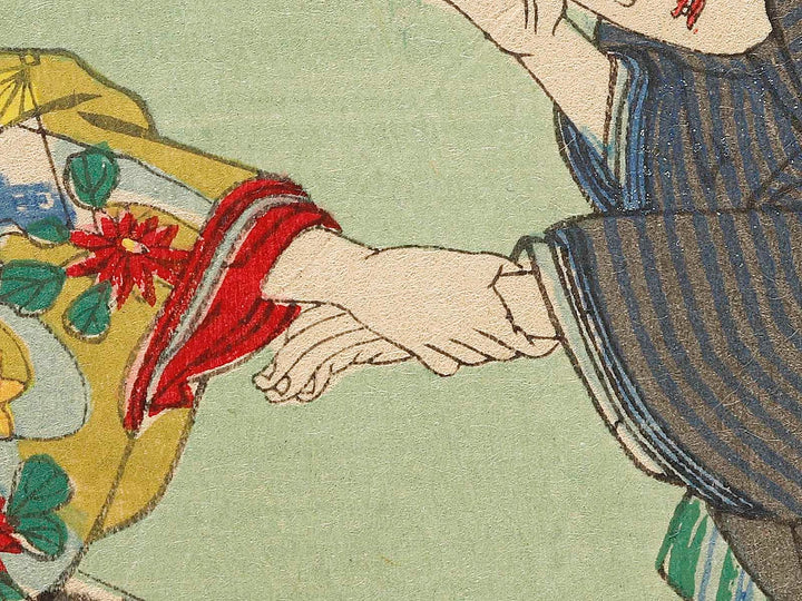 Yoshida goten from the series Azumanishiki chuya kurabe by Yoshu Chikanobu / BJ338-086