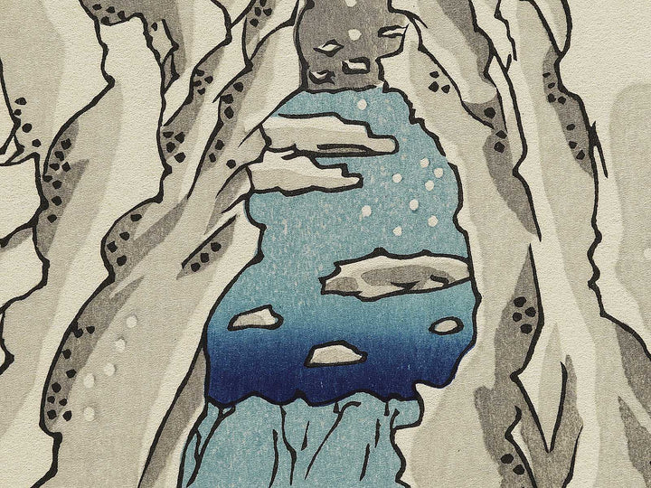 Mount Haruna Under Snow from the series Famous Views of the Sixty-odd Provinces by Utagawa Hiroshige, (Large print size) / BJ334-306