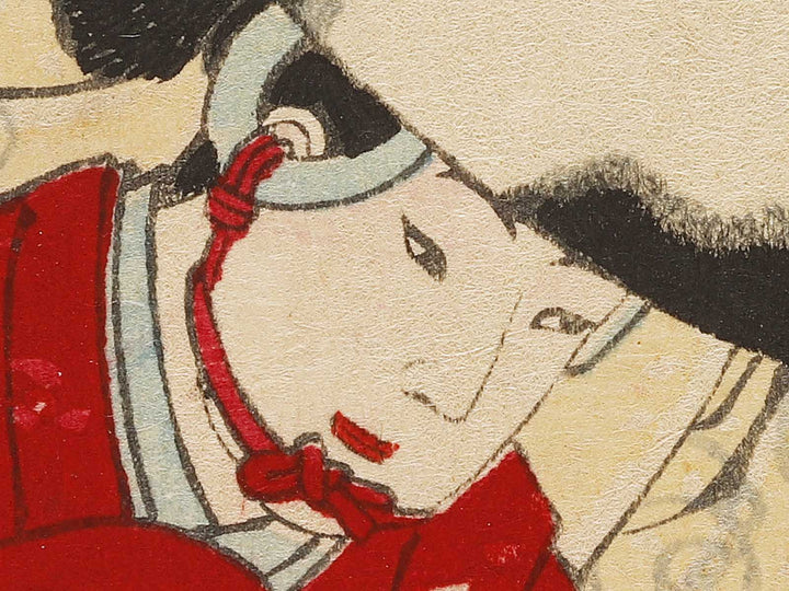 Yamashiro fushimi no yuki tokiwa gozen otowaka ushiwaka imawaka from the series Setsu gekka by Yoshu Chikanobu / BJ331-856