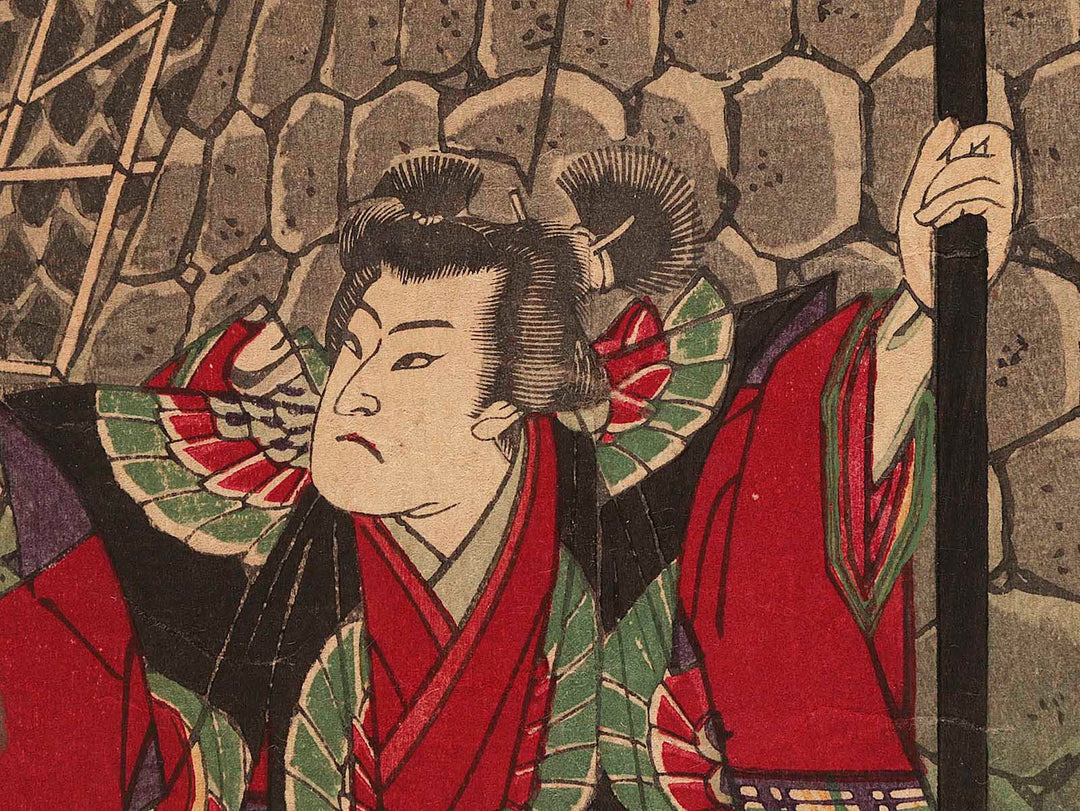 Oda Nobunagako Kiyosujo shuzen goran no zu by Ipposai Yoshifuji / BJ278-768