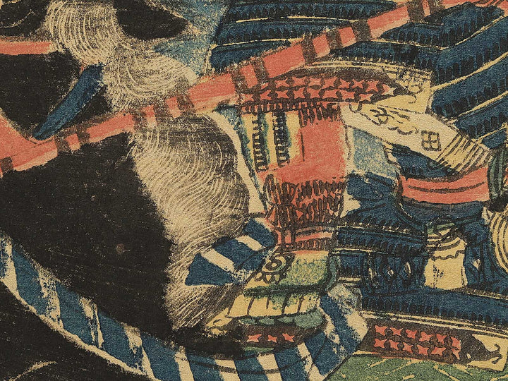 Ujigawa kassen Kajiwara Kagesue by Shuntei / BJ343-427