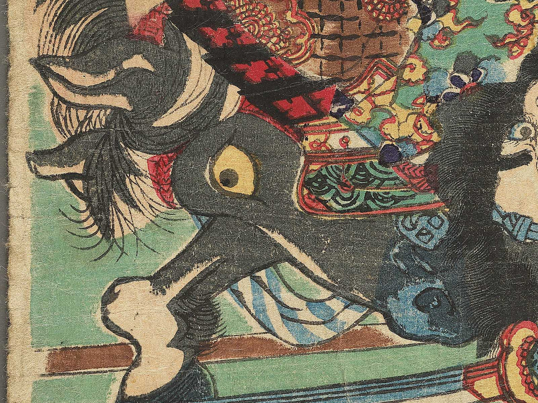 Sato Masakiyo komyo no zi by Toyohara Kunichika / BJ349-545