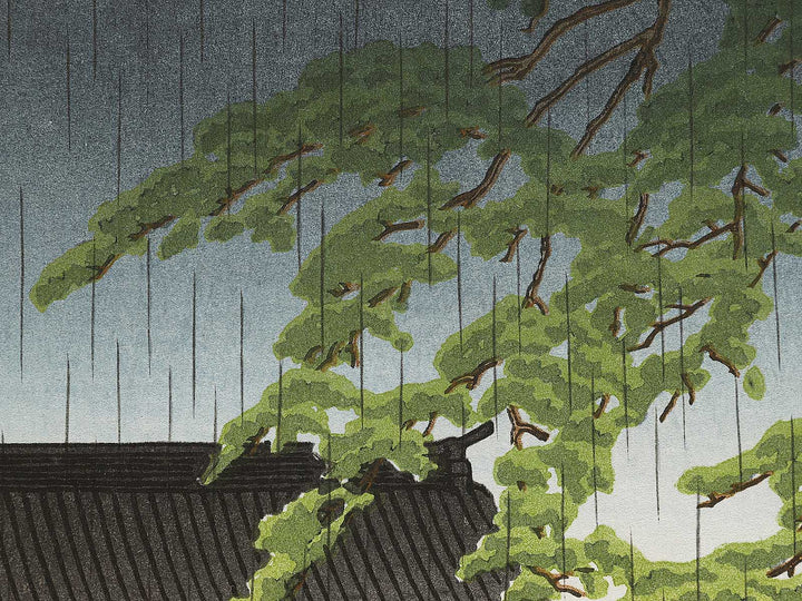 Harusame gokokuji by Kawase Hasui, (Large print size) / BJ331-261