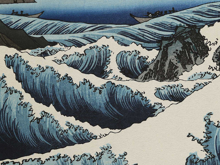 Suruga satta no kaijo from the series Thirty-six Views of Mount Fuji by Utagawa Hiroshige, (Large print size) / BJ344-330