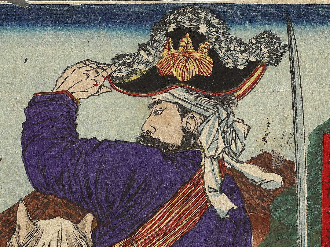 Gyakuto takachiho rozan by Yamazaki Toshinobu / BJ322-777