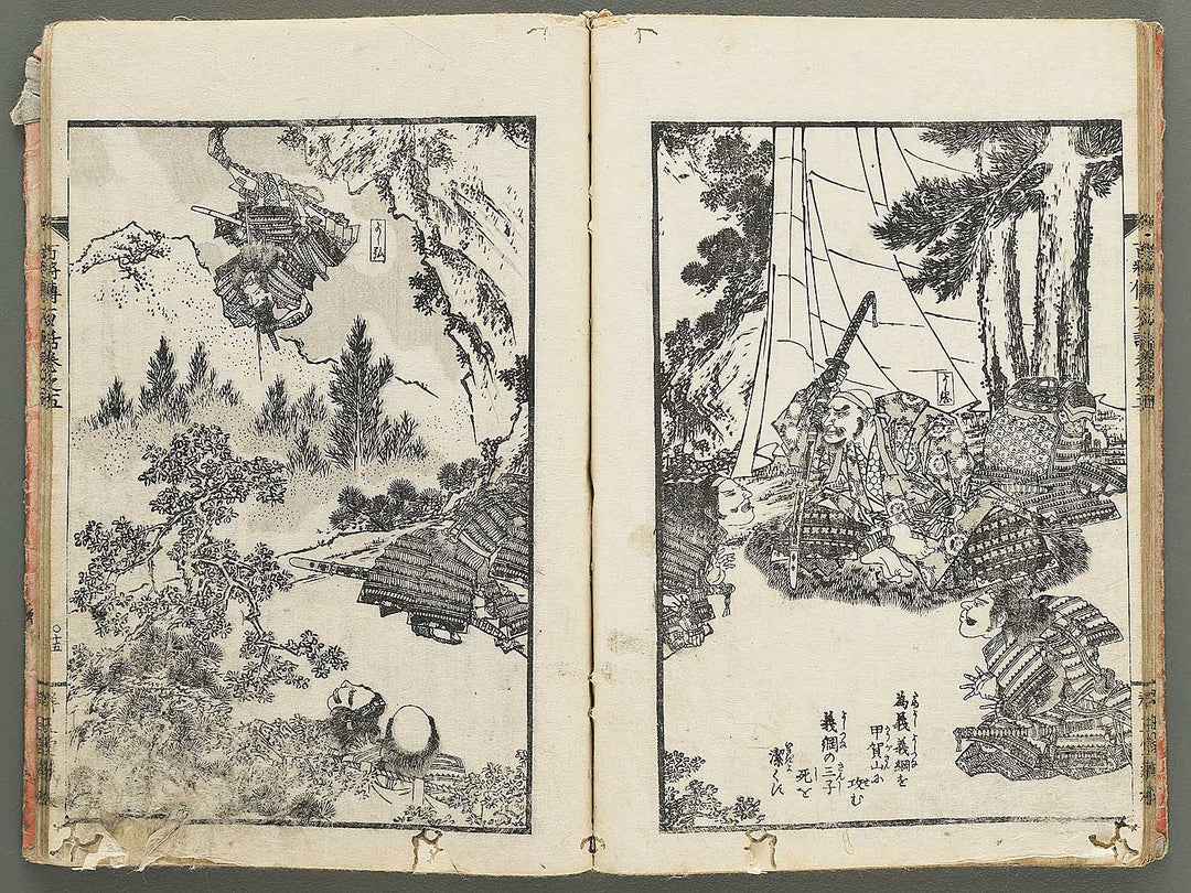 Nihon hyakushoden issekiwa Volume 5 by Yanagawa Shigenobu / BJ348-796