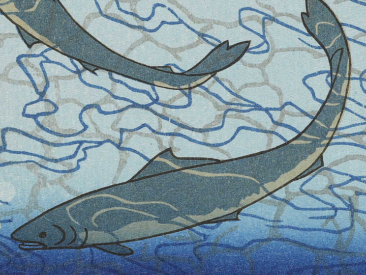 Hagi ni Nobori Ayu by Utagawa Kuniyoshi, (Small print size) / BJ350-294