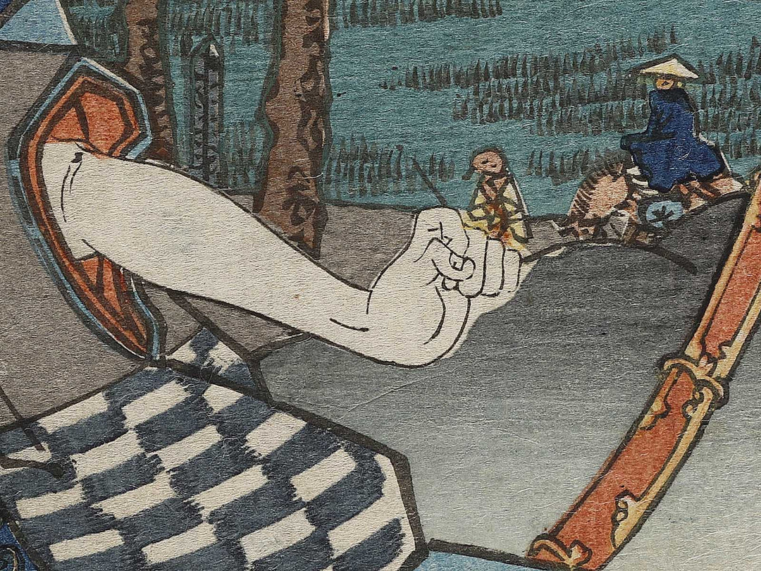 Yoshiwara Hakuen from the series Mitate yakusya gojusan tai no uchi by Utagawa Kunisada(Toyokuni III) / BJ339-766