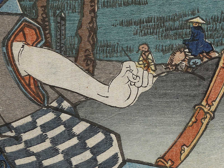 Yoshiwara Hakuen from the series Mitate yakusya gojusan tai no uchi by Utagawa Kunisada(Toyokuni III) / BJ339-766