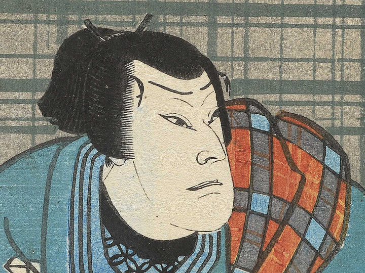 Musume Itohagi Miyamoto Musashi from the series Katakiuchi Ganryujima by Utagawa Yoshitaki / BJ346-878