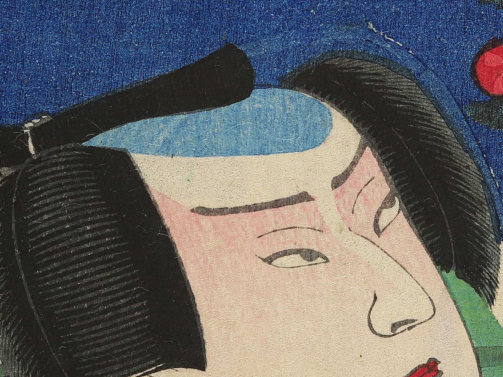 Kabuki actor by Toyohara Kunichika / BJ348-852 – NIHONKOSHO