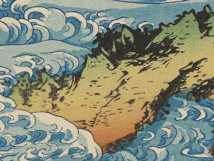 Whirlpools at Awa no Naruto from the series Hokusai manga by Katsushika Hokusai, (Medium print size) / BJ323-701