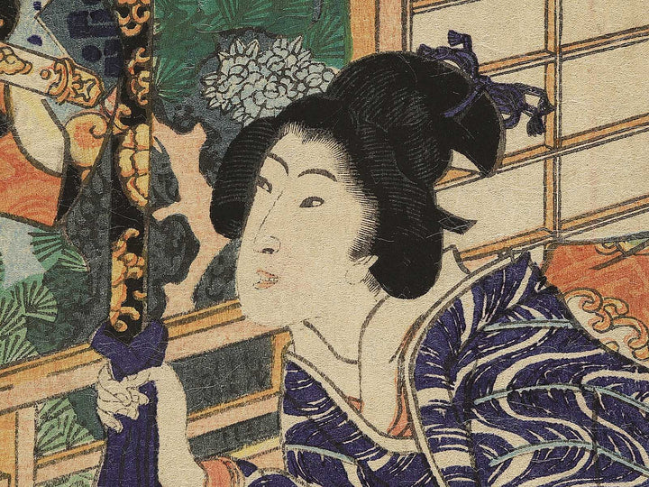 Botan no sono imayo genji by Utagawa Kunisada II / BJ348-103