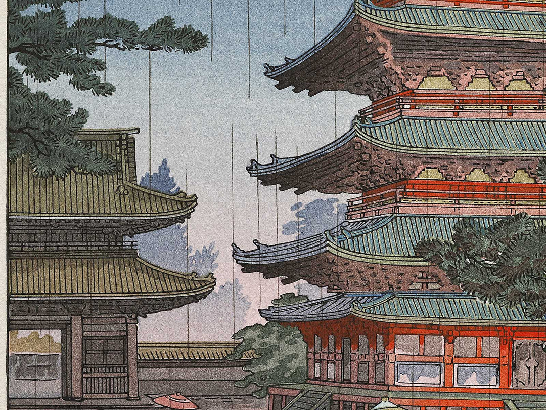 Nara horyuji by Tsuchiya Koitsu, (Large print size) / BJ327-005