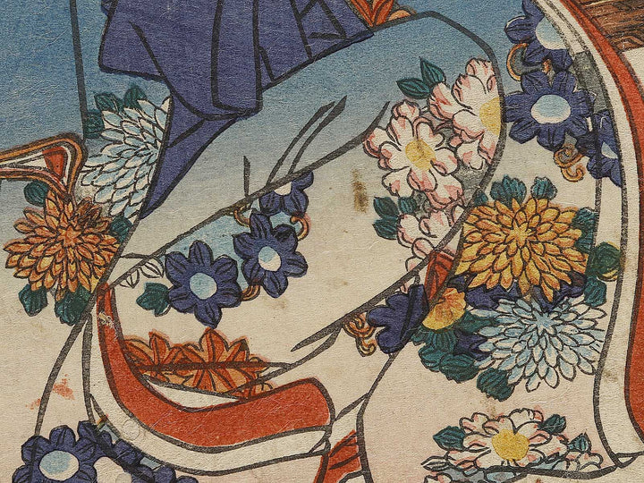 Matsukaze from the series Genji monogatari by Utagawa Kunisada(Toyokuni III) / BJ341-432