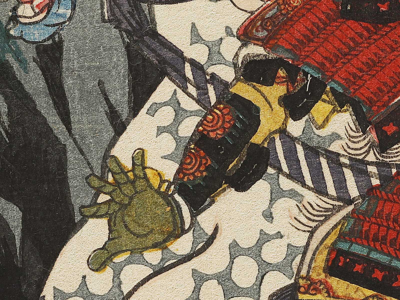 Minamoto no Yoshinaka (Kiso Yoshinaka) by Utagawa Yoshikazu