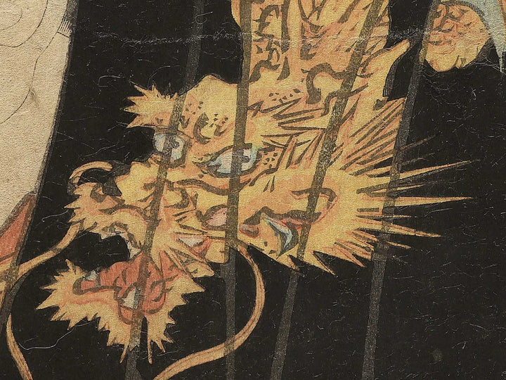 Shinto Okuji Nakamura Utaemon from the series Kinsei suikoden by Utagawa Kunisada(Toyokuni III) / BJ349-062