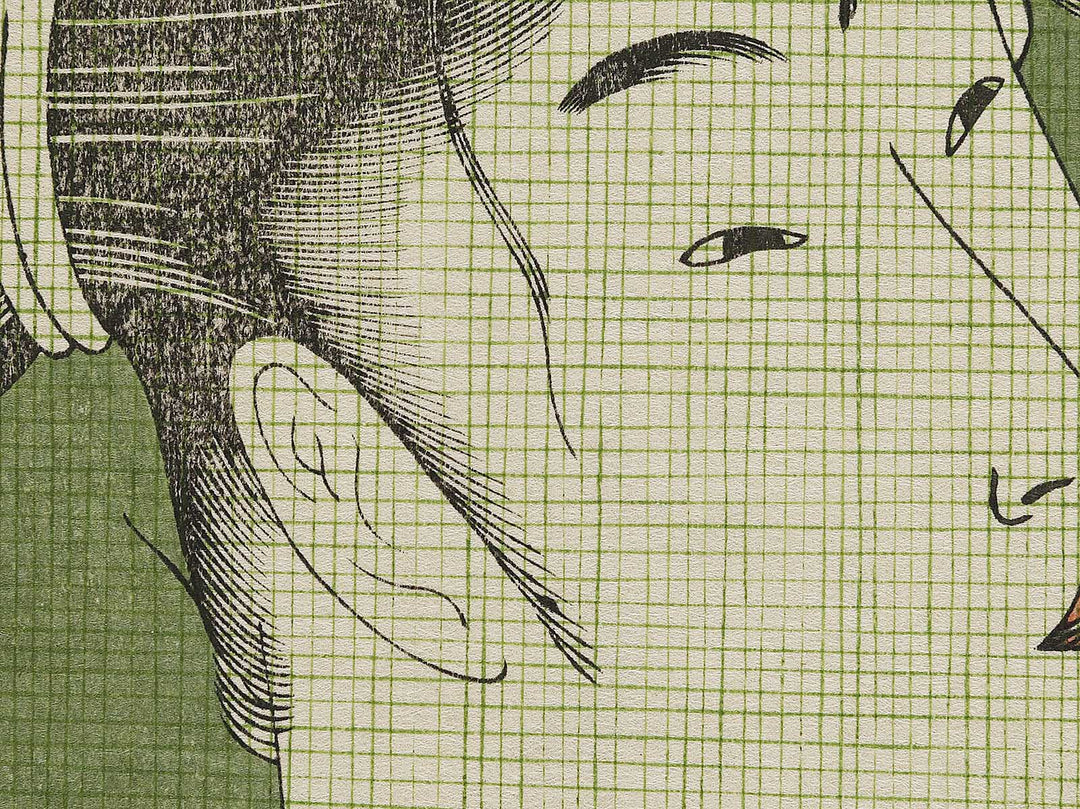 Kasumi ori musume hinagata by Kitagawa Utamaro, (Large print size) / BJ320-208