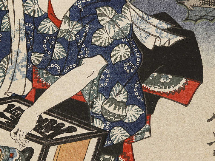 Seita no sekisho from the series Omi hakkei no uchi by Utagawa Sadatora, (Large print size) / BJ323-988
